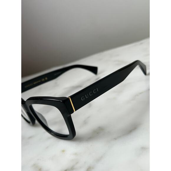 NEW Gucci GG1138O Black Eyeglasses Frames Unisex - Picture 8 of 9